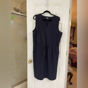 Navy tank dress Talbots XL